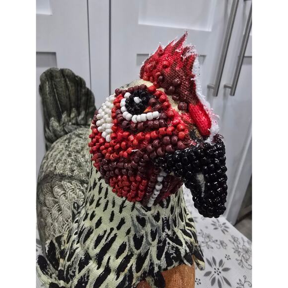 NWT John Derian for Target Chicken Pillow – Beaded Decorative Accent - Picture 13 of 15